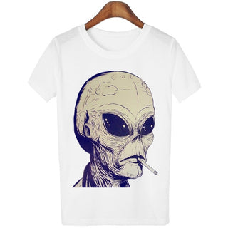 Best Alien Print T-shirt