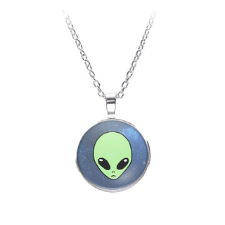 Unique Charming Alien Pendant Necklace