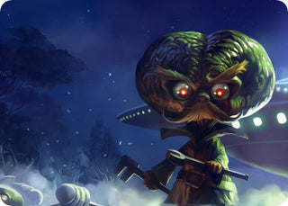 Big Head Alien Mousepad