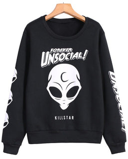Unsocial Alien Autumn Sweatshirt