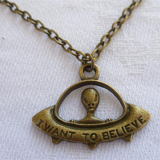 Flying Saucer Necklace