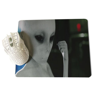 Simple Alien Face Gaming Mousepad