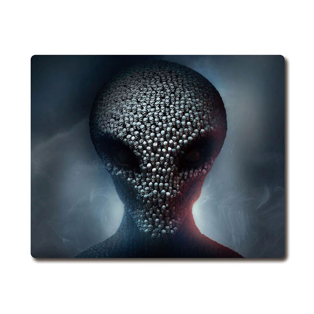 Alien Skull Shape Gaming Mousepad